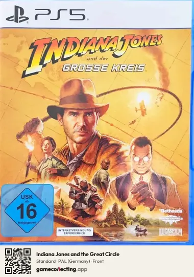Indiana Jones and the Great Circle PlayStation 5, Germany box front