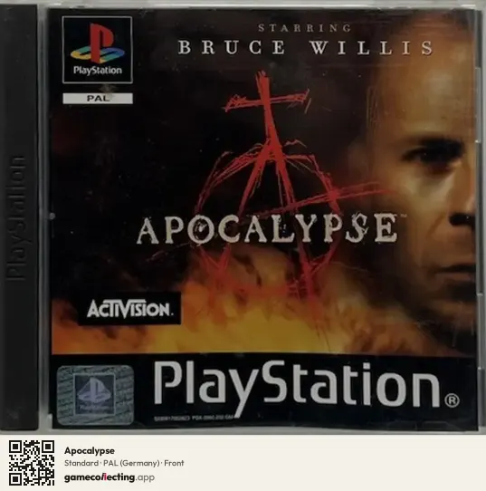 Apocalypse PlayStation, Germany box front