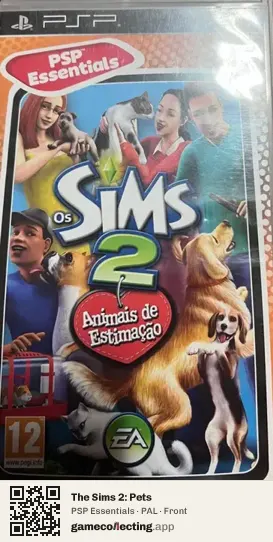 The Sims 2: Pets PlayStation Portable, PAL box front