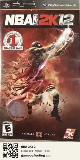 NBA 2K12 PlayStation Portable, NTSC box front