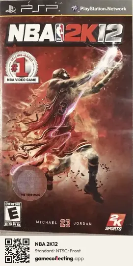 NBA 2K12 PlayStation Portable, NTSC box front