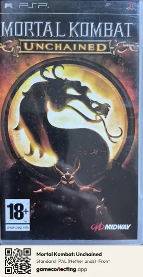 Mortal Kombat: Unchained PlayStation Portable, Netherlands box front