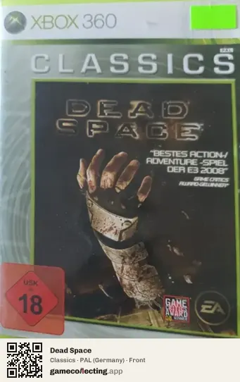 Dead Space Xbox 360, Germany box front