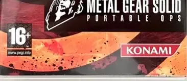 Metal Gear Solid: Portable Ops, the PEGI square on its front