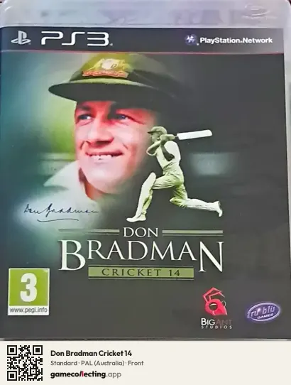 Don Bradman Cricket 14 PlayStation 3, Australia box front