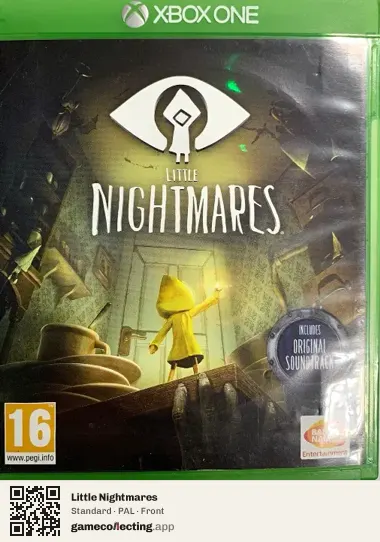 Little Nightmares Xbox One, PAL box front