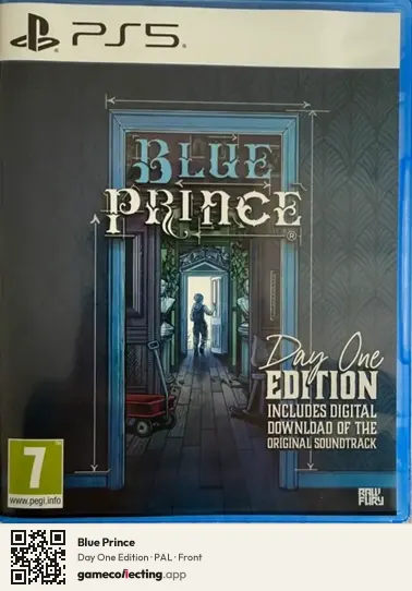 Blue Prince PlayStation 5, PAL box front