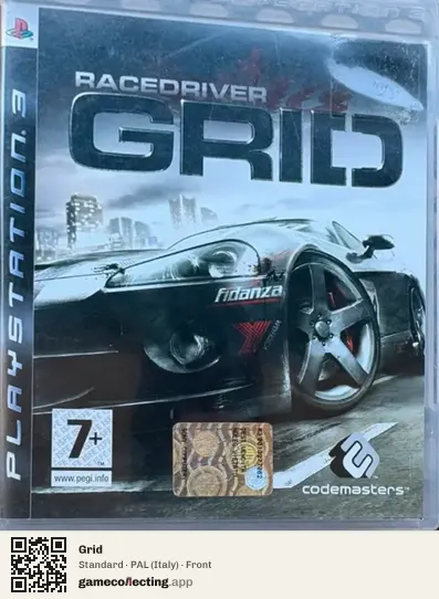 Grid PlayStation 3, Italy box front
