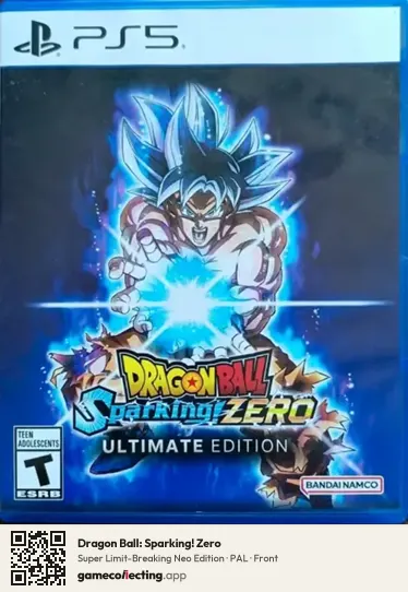 Dragon Ball: Sparking! Zero PlayStation 5, PAL box front