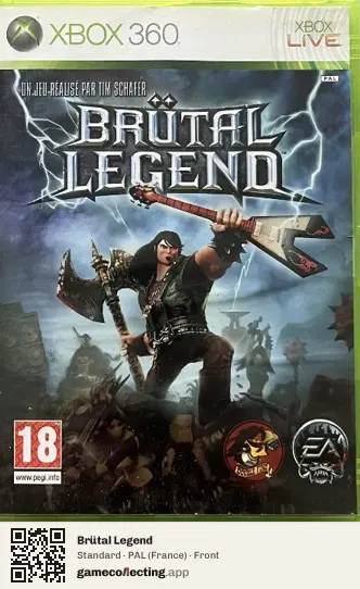 Brütal Legend Xbox 360, France box front