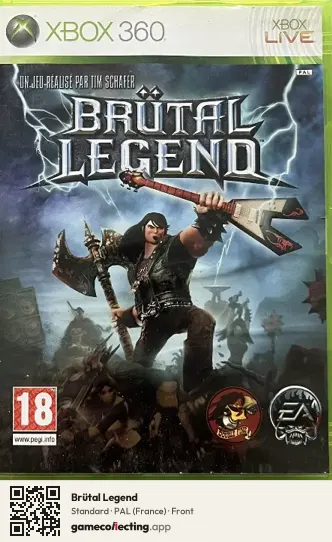 Brütal Legend Xbox 360, France box front