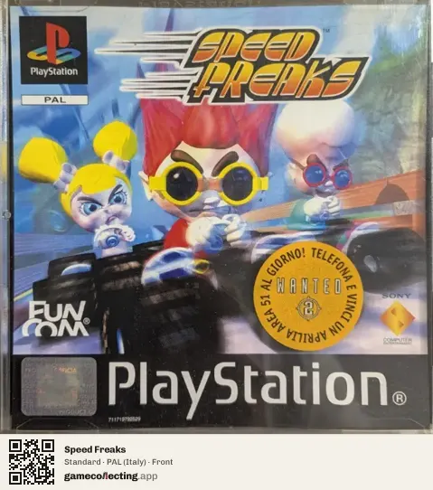 Speed Freaks PlayStation, Italy box front