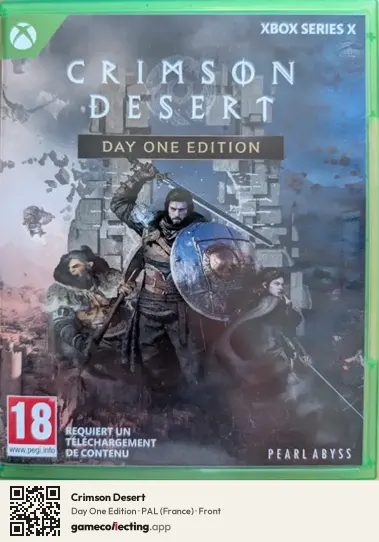 Crimson Desert Xbox Series X, France box front