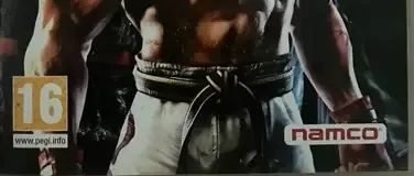 Tekken 6, the PEGI square on its front