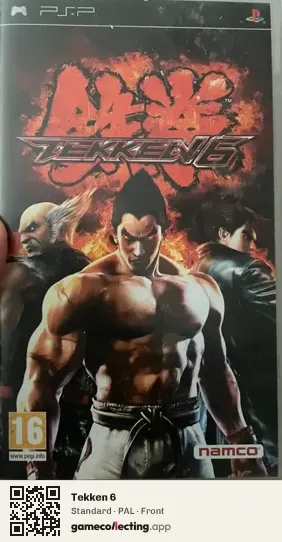 Tekken 6 PlayStation Portable, PAL box front