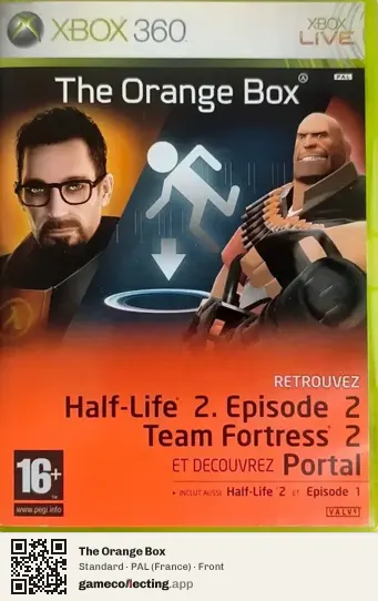 The Orange Box Xbox 360, France box front