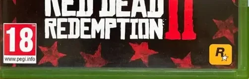 Red Dead Redemption 2, the PEGI square on its front