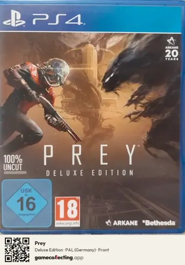 Prey PlayStation 4, Germany box front