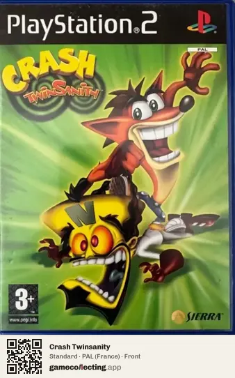 Crash Twinsanity PlayStation 2, France box front