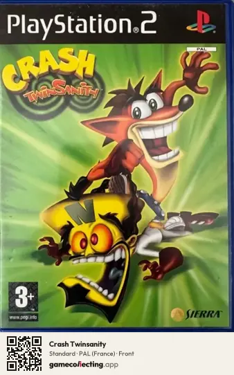 Crash Twinsanity PlayStation 2, France box front