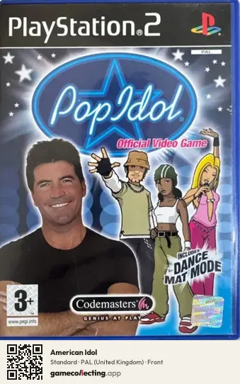 American Idol PlayStation 2, United Kingdom box front