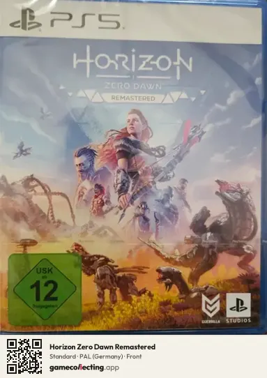 Horizon Zero Dawn Remastered PlayStation 5, Germany box front