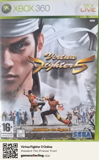Virtua Fighter 5 Online Xbox 360, France box front