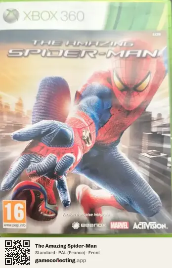 The Amazing Spider-Man Xbox 360, France box front