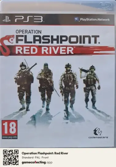 Operation Flashpoint: Red River PlayStation 3, PAL box front