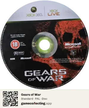 Gears of War Xbox 360, PAL disc