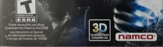 Tekken Tag Tournament 2, the ESRB box on its front