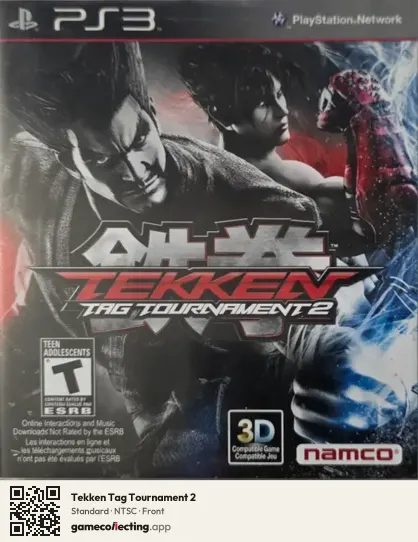 Tekken Tag Tournament 2 PlayStation 3, NTSC box front