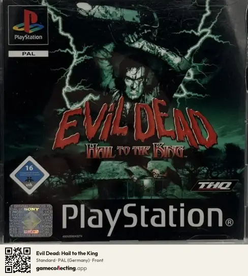 Evil Dead: Hail to the King PlayStation, Germany box front