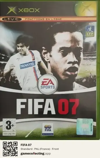 FIFA 07 Xbox, France box front