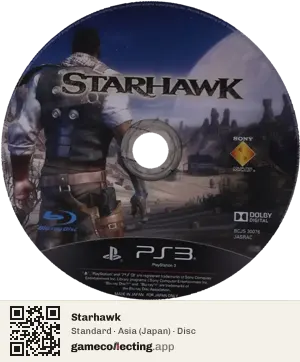 Starhawk PlayStation 3, Asia disc