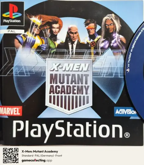 X-Men: Mutant Academy PlayStation, Germany box front