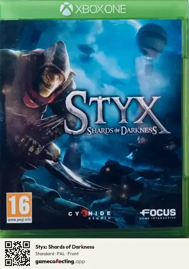 Styx: Shards of Darkness Xbox One, PAL box front