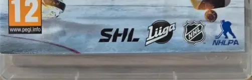 NHL 15, the PEGI square on its front