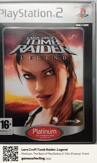 Lara Croft Tomb Raider: Legend PlayStation 2, France box front