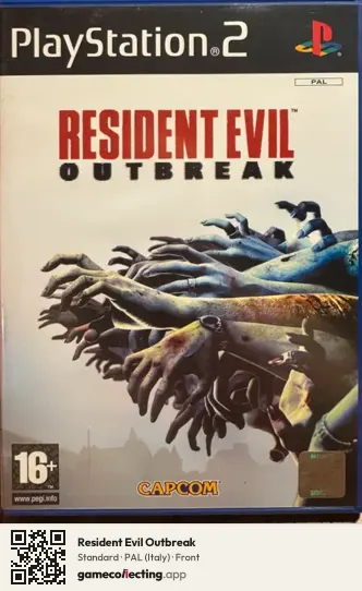Resident Evil Outbreak PlayStation 2, Italy box front
