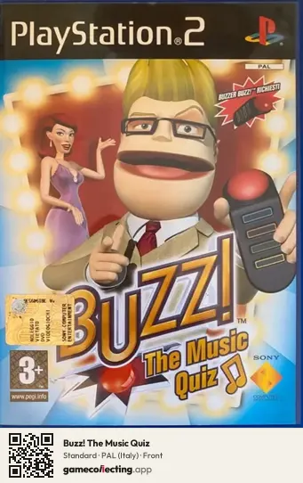 Buzz! The Music Quiz PlayStation 2, Italy box front