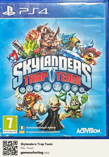 Skylanders: Trap Team PlayStation 4, PAL box front