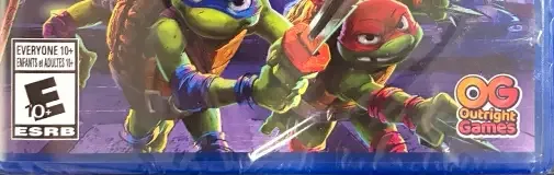 Teenage Mutant Ninja Turtles: Mutants Unleashed, the ESRB box on its front