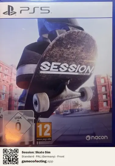 Session: Skate Sim PlayStation 5, Germany box front