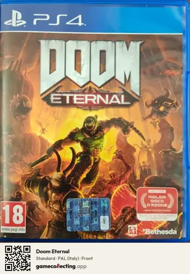 Doom Eternal PlayStation 4, Italy box front