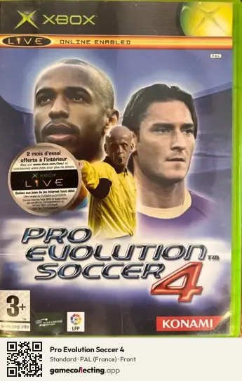Pro Evolution Soccer 4 Xbox, France box front