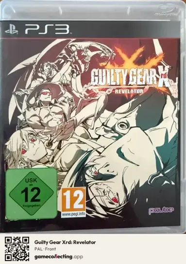 Guilty Gear Xrd: Revelator PlayStation 3, PAL box front