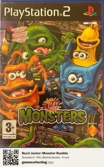 Buzz! Junior: Monster Rumble PlayStation 2, Netherlands box front