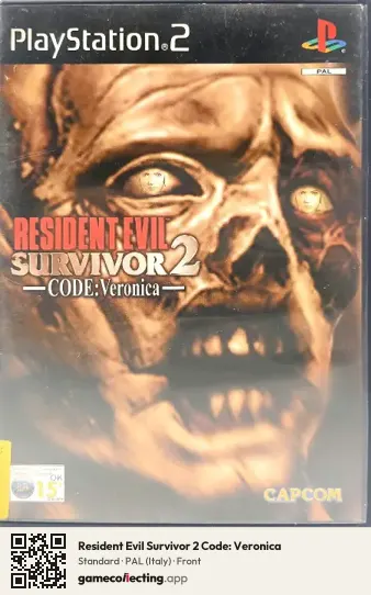 Resident Evil Survivor 2 Code: Veronica PlayStation 2, Italy box front