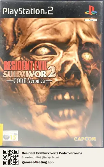 Resident Evil Survivor 2 Code: Veronica PlayStation 2, Italy box front